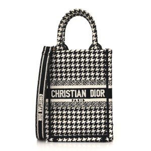 CHRISTIAN dior Canvas Embroidered Mini Book