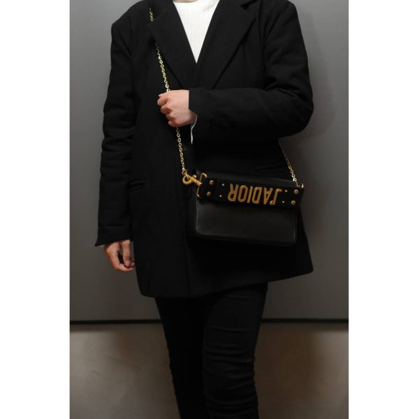 Dior J'aDior Shoulder Straps Bag Black In Leather - Image 7