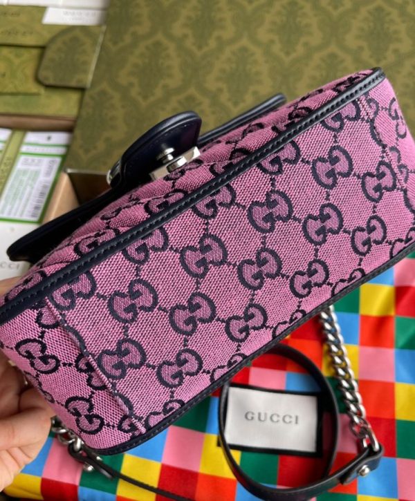 GUCCI GG Mini Top Handle Bag Pink - Image 8
