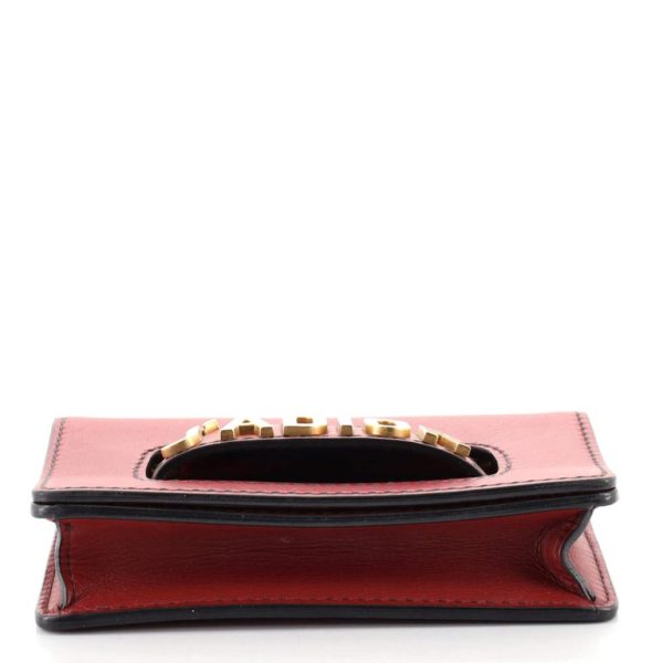 Christian DIOR Red J'ADIOR Flap Bag Matte Calfskin Mini - Image 5