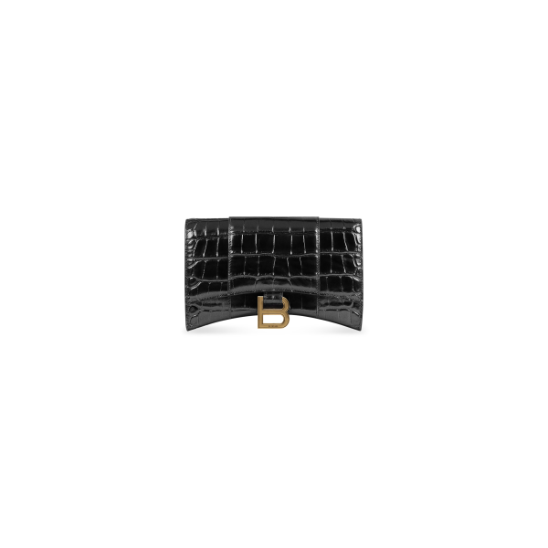 WOMEN'S HOURGLASS WALLET ON CHAIN CROCODILE - Image 2