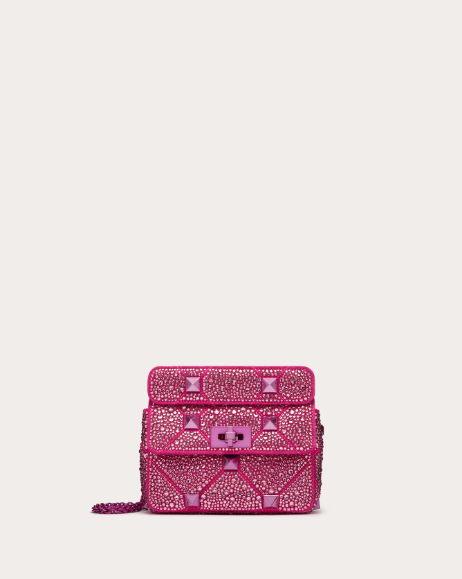 ROMAN STUD small bag with rhinestone embroidery - Image 2