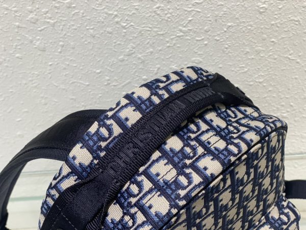 CHRISTIAN DIOR Canvas Embroidered Backpack - Image 3