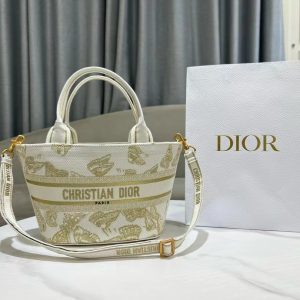 CHRISTIAN Dior basket style handbag