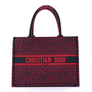 CHRISTIAN DIOR Canvas Embroidered Pop Heart