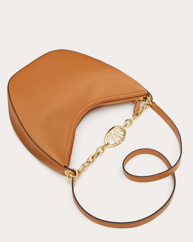 VLOGO MOON MEDIUM CHAIN LEATHER BAG - Image 5