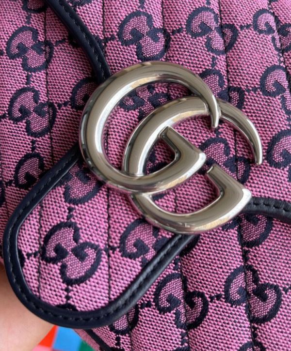 GUCCI GG Mini Top Handle Bag Pink - Image 2