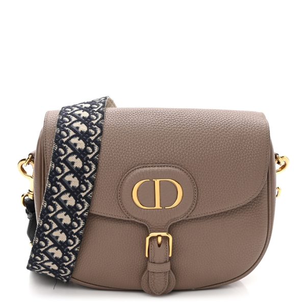 CHRISTIANDIOR Calfskin Large Flap Bag