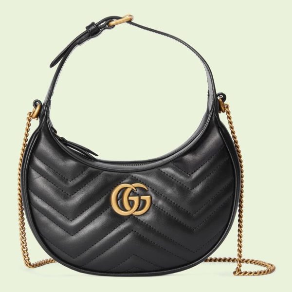 GG Marmont half-moon mini bag
