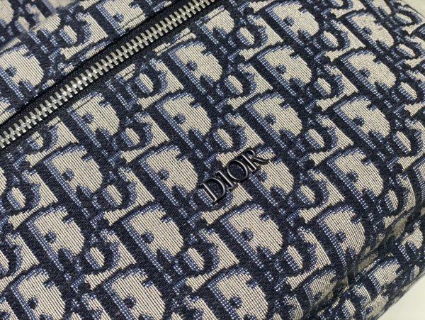 CHRISTIAN Dior Canvas Embroidered Backpack - Image 3