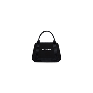 WOMEN'S NAVY SMALL CABAS IN BLACK