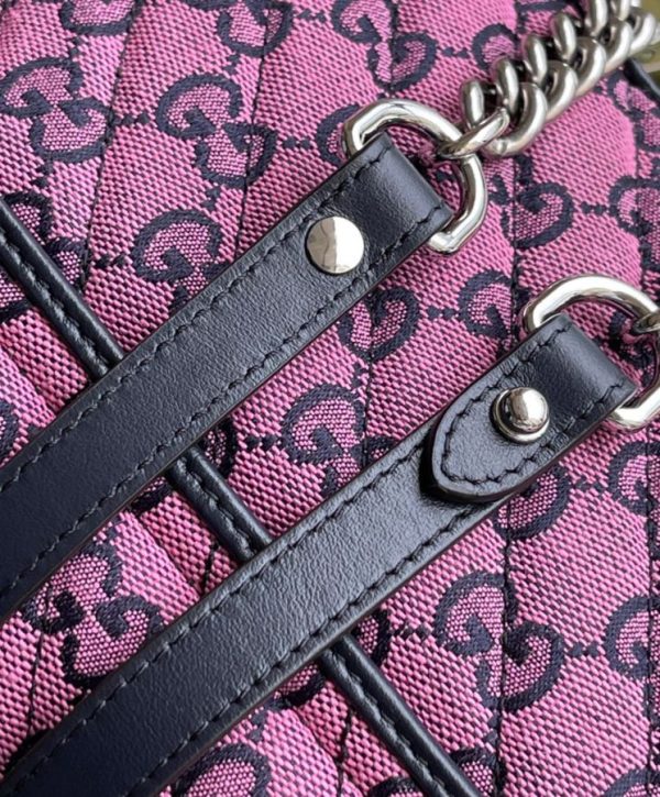 GUCCI GG Mini Top Handle Bag Pink - Image 5