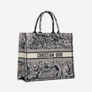 LARGE Dior BOOK TOTE Blue Bag