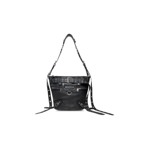 Balenciaga EMO BUCKET BAG IN BLACK