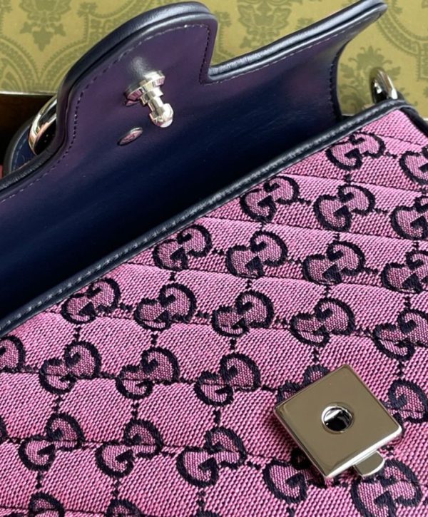 GUCCI GG Mini Top Handle Bag Pink - Image 4