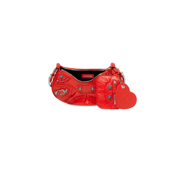 WOMEN'S LE CAGOLE XS SHOULDER BAG IN RED - Image 3