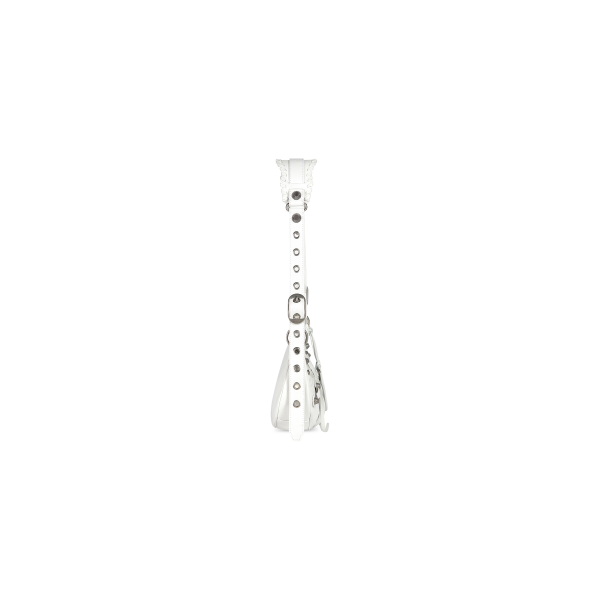 WOMEN'S LE CAGOLE XS SHOULDER BAG IN WHITE - Image 5