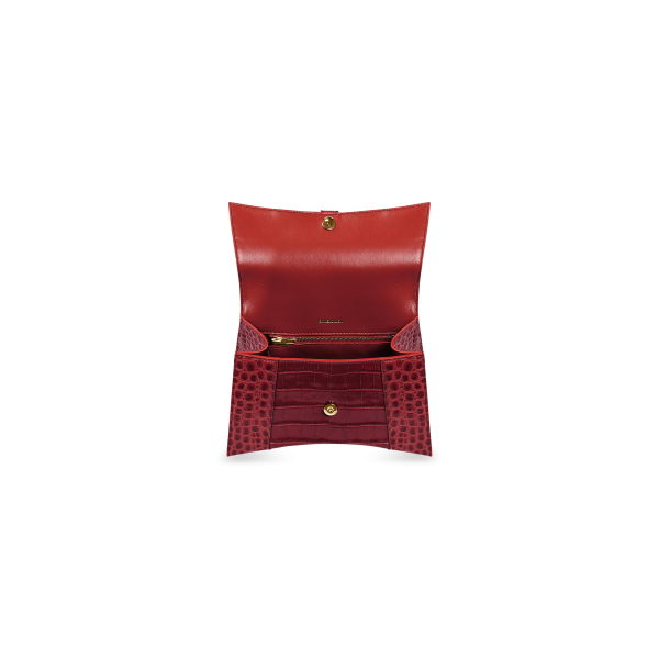 WOMEN'S HOURGLASS SMALL HANDBAG CROCODILE - Image 3