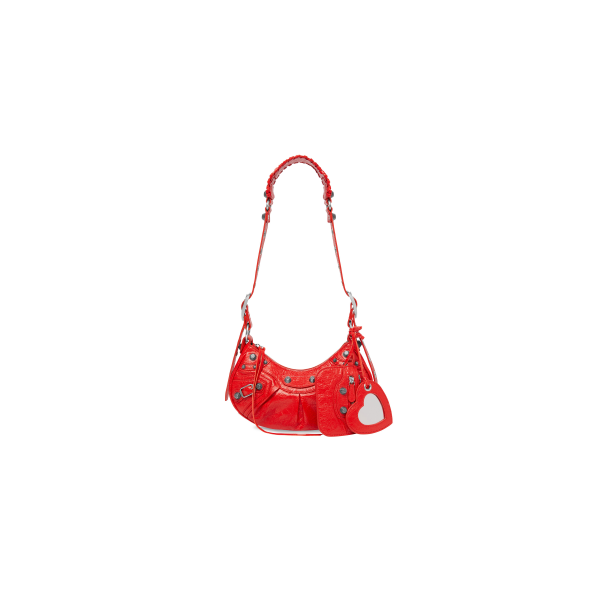 WOMEN'S LE CAGOLE XS SHOULDER BAG IN RED - Image 4