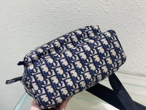 CHRISTIAN DIOR Canvas Embroidered Backpack - Image 2