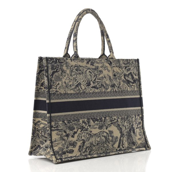 CHRISTIAN DIOR Canvas Embroidered Large - Image 4