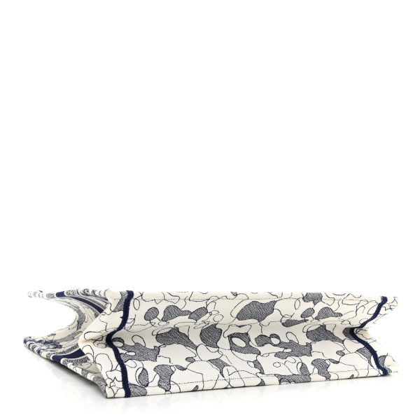 CHRISTIAN DIOR Canvas Embroidered Large Blue - Image 3