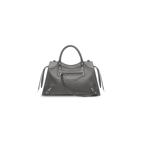 NEO CLASSIC MEDIUM HANDBAG IN DARK GREY - Image 5