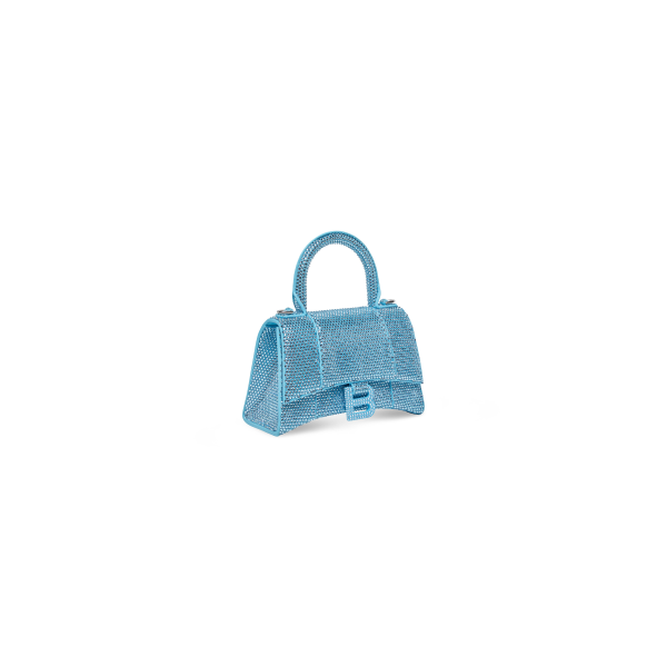 WOMEN'S HOURGLASS XS HANDBAG WITH RHINESTONES - Image 5