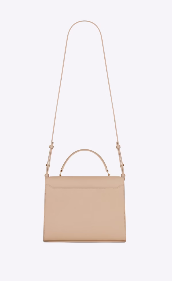 YSL Medium Top Handle Bag in Leather - Image 3