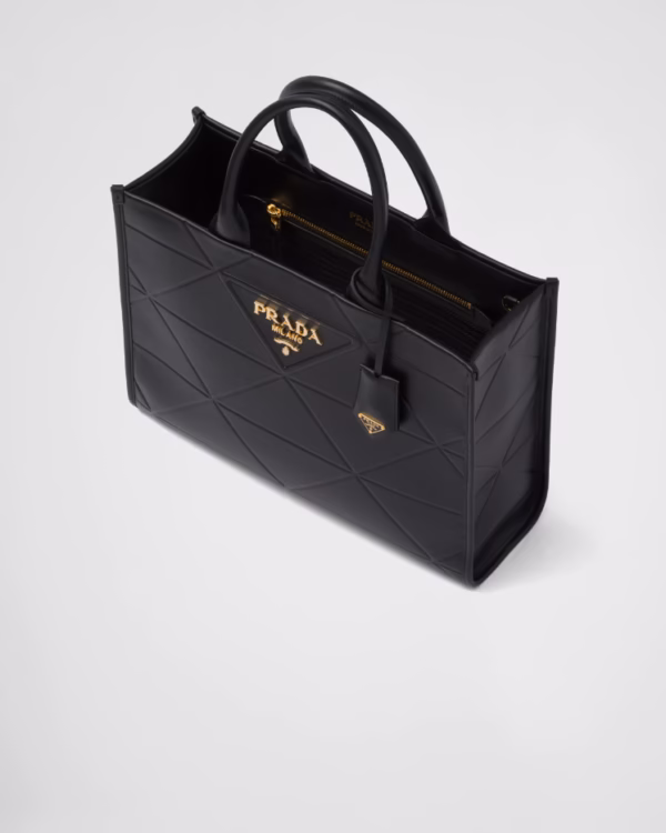 Prada Medium leather bag with topstitching - Image 2