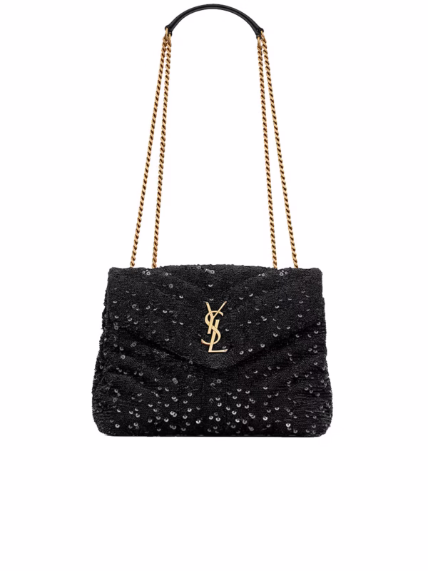YSL Small Chain Bag in Leather - Image 7