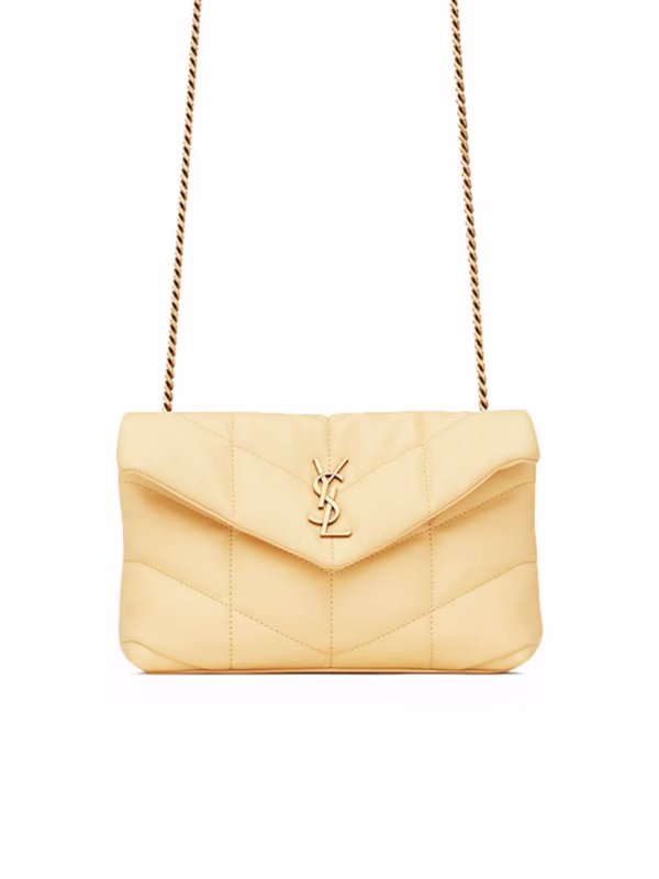 YSL Puffer Bag in Quilted Lambskin