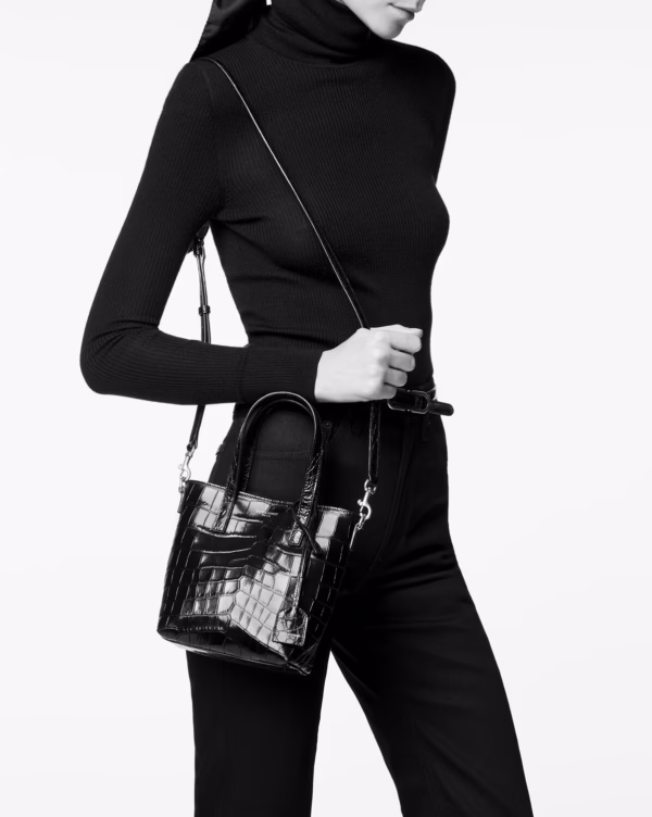 YSL Mini Bag In Crocodile Leather - Image 6