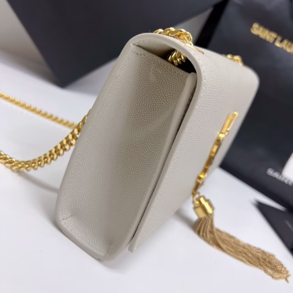 YSL Saint Laurent leather chain bag - Image 4
