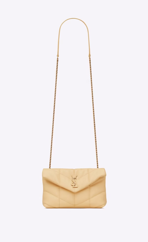 YSL Puffer Bag in Quilted Lambskin - Image 5