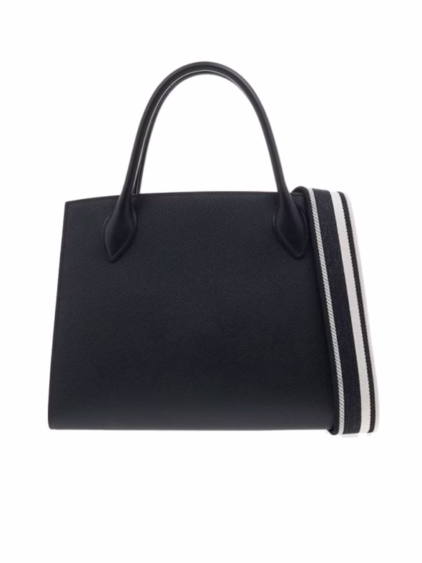 Prada Monochrome Medium Saffiano Bag - Image 3