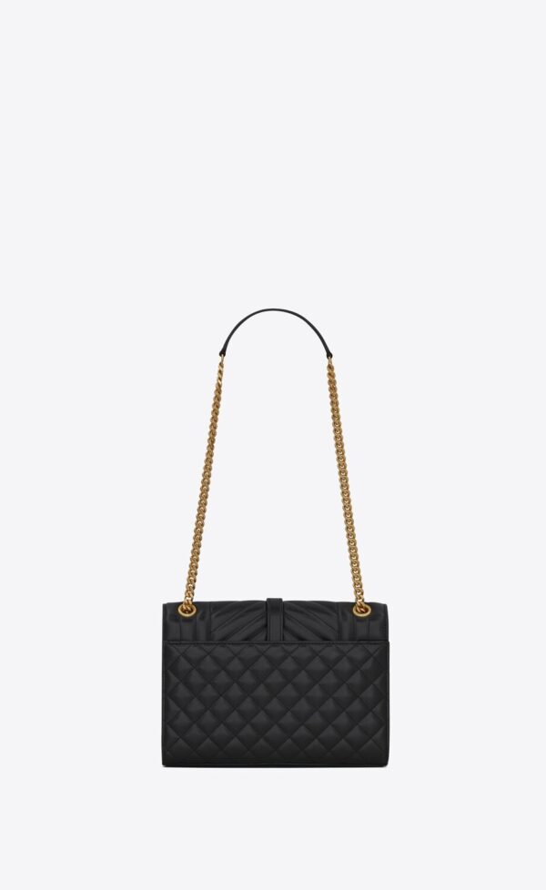 YSL Envelope Medium Bag in Matelasse Leather - Image 5