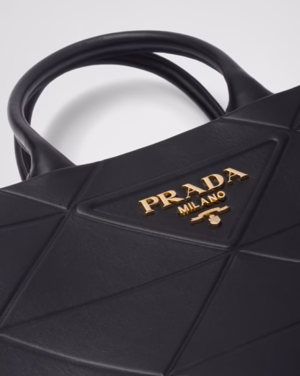 Prada Medium leather bag with topstitching - Image 5