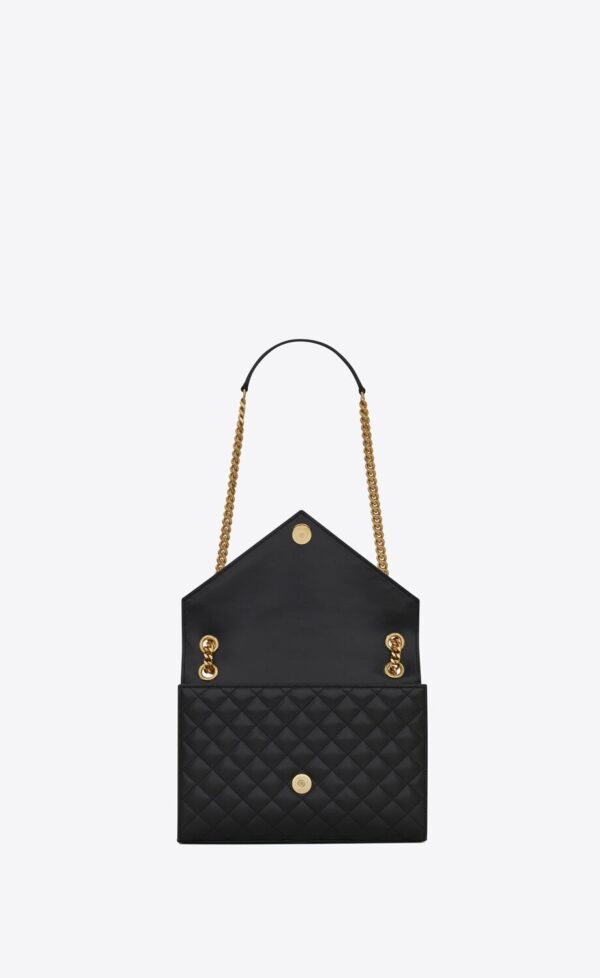 YSL Envelope Medium Bag in Matelasse Leather - Image 3