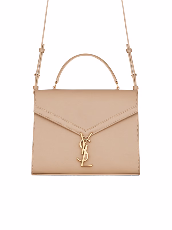 YSL Medium Top Handle Bag in Leather